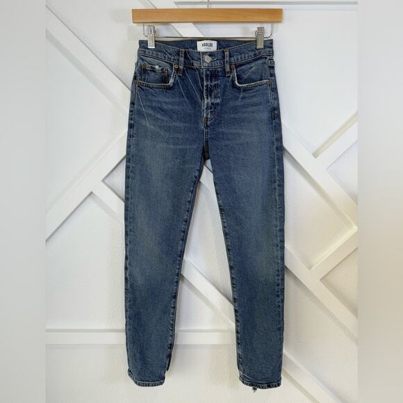 Agolde Toni Mid Rise Straight Jeans in Landmark Size 24 - Picture 2 of 12